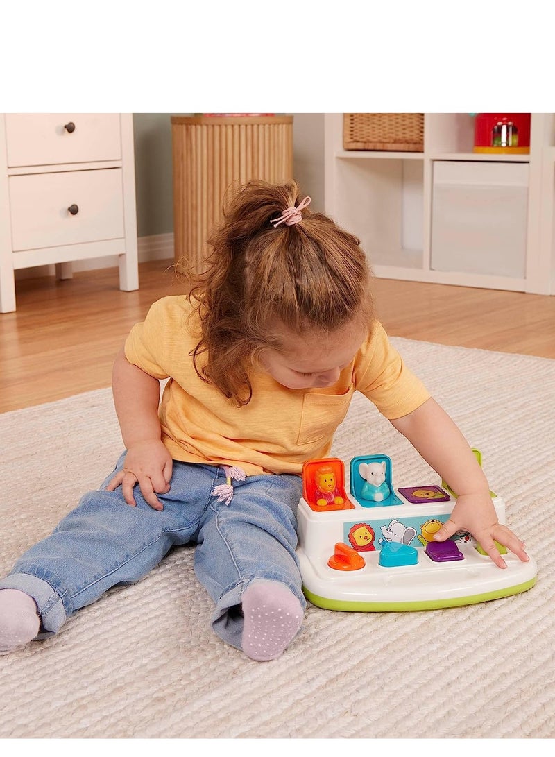 دوركو الابتكار الذكي طفل منبثقة لعبة، لعبة تعلم الرضع الحسية دفع و منبثقة لعبة، لعبة تعليمية تنموية للفتيان والبنات 12 + شهر - Image 3
