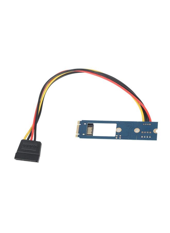 Thoraya M2 TO SATA M.2 NGFF SATA to 7Pin SATA Horizontal Converter Adapter Card+4Pin Power Cable  - Image 2