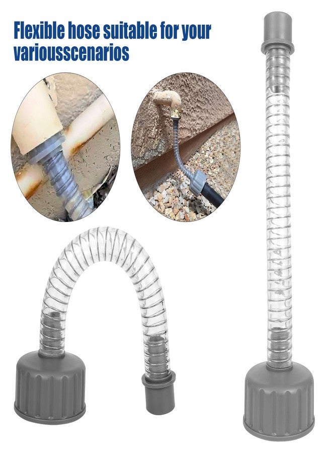 YullSorom Wet Vac Attachment A/C Drain Lines Cleaner Tool, AC Drain Line Vacuum Adapter to Unclog and Evacuate ABS Compatiable With Most PVC Pipe Sizes Grey - Image 3