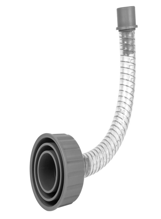 YullSorom Wet Vac Attachment A/C Drain Lines Cleaner Tool, AC Drain Line Vacuum Adapter to Unclog and Evacuate ABS Compatiable With Most PVC Pipe Sizes Grey - Image 1