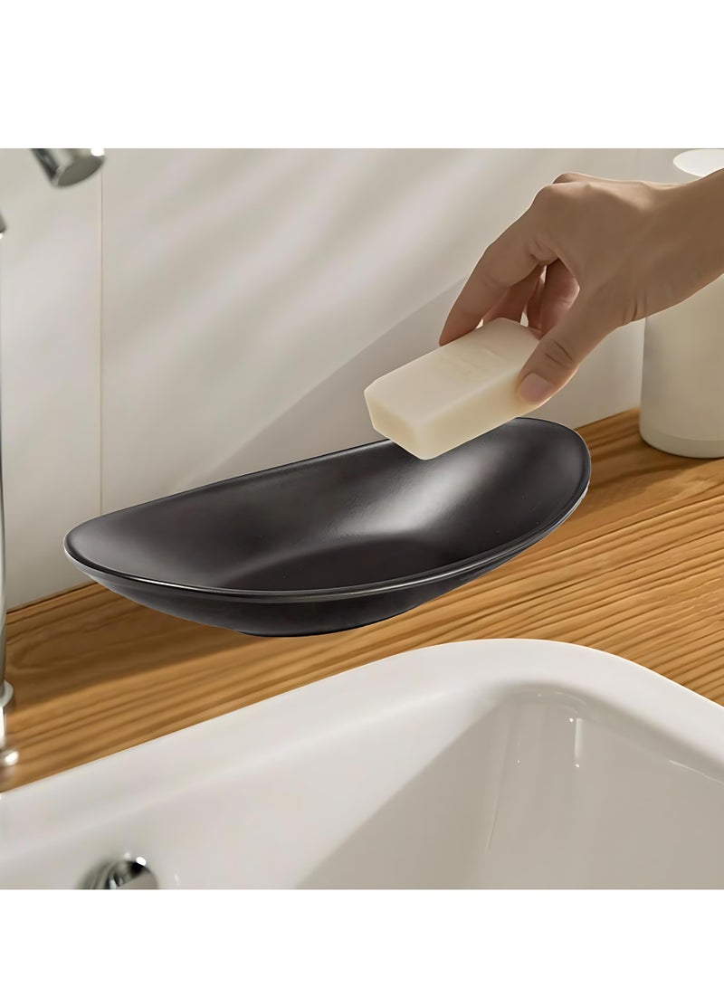 ALMiHomi Black Jewelry Organizer Tray for Dresser, Decorative Ring and Key Dish - Image 3