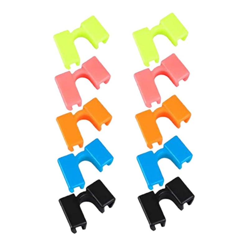 Garneck 10pcs Reusable Chopstick Helper Plastic Holder Beginner Learning Tool - Image 2