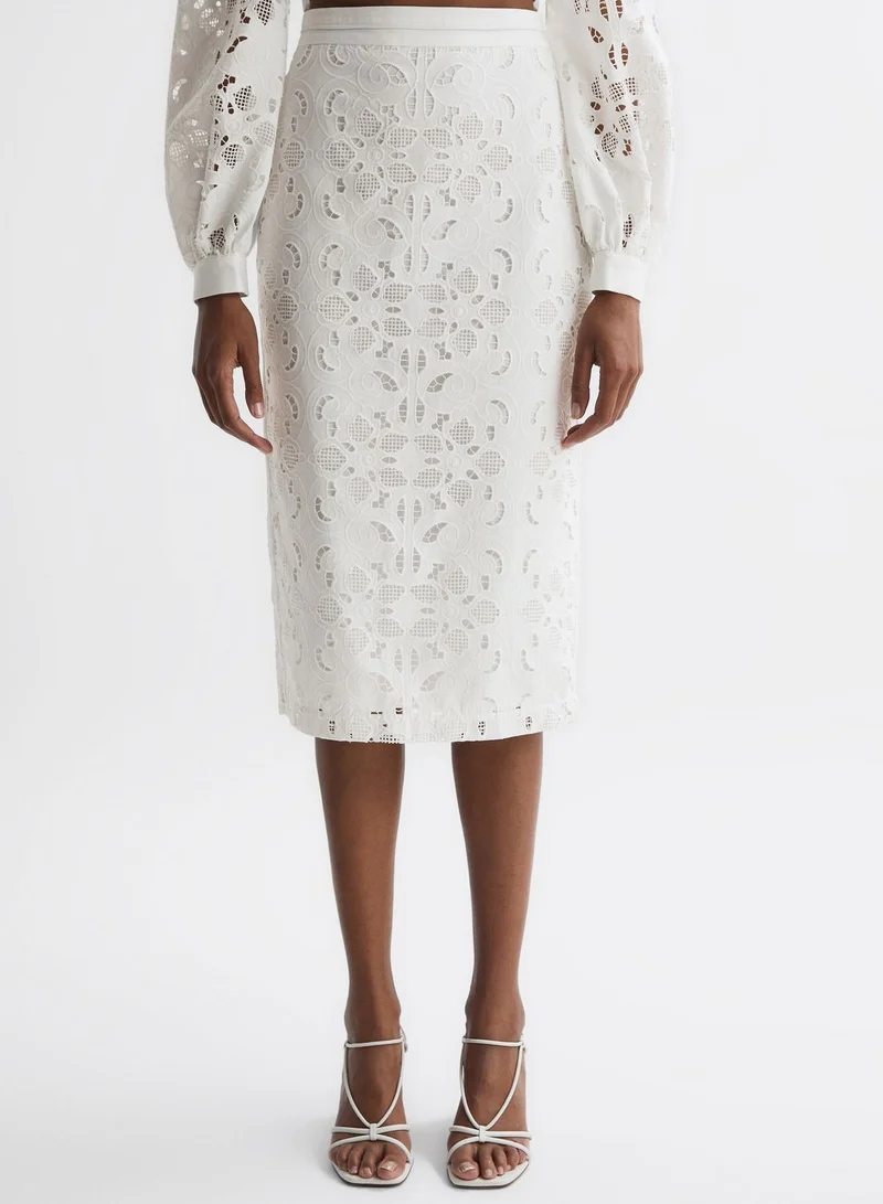 REISS High Waist Skirt