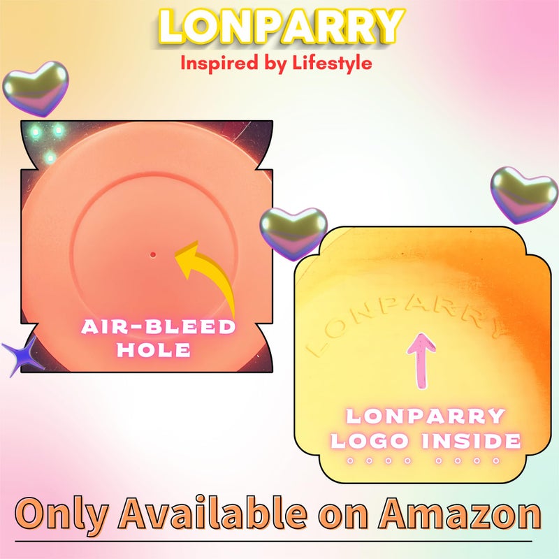 LONPARRY Tumbler Accessories Silicone Boot - 2-Pack Anti-Slip Sleeve Black Lemon - Image 2