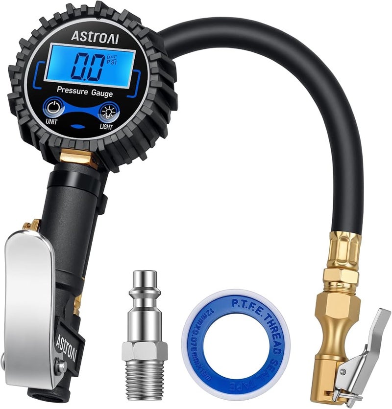 AstroAI Digital Tire Pressure Gauge 3-250 PSI 0.1 for Display Resolution - Image 1