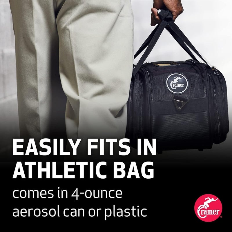 Cramer Firm Grip, Anti-Slip Grip Enhancer for Sweaty Hands & Activities Like Football, Tennis, Golf, Weightlifting, Pole Fitness & Gymnastics, Spray or Powder, 4 Ounce - Image 4