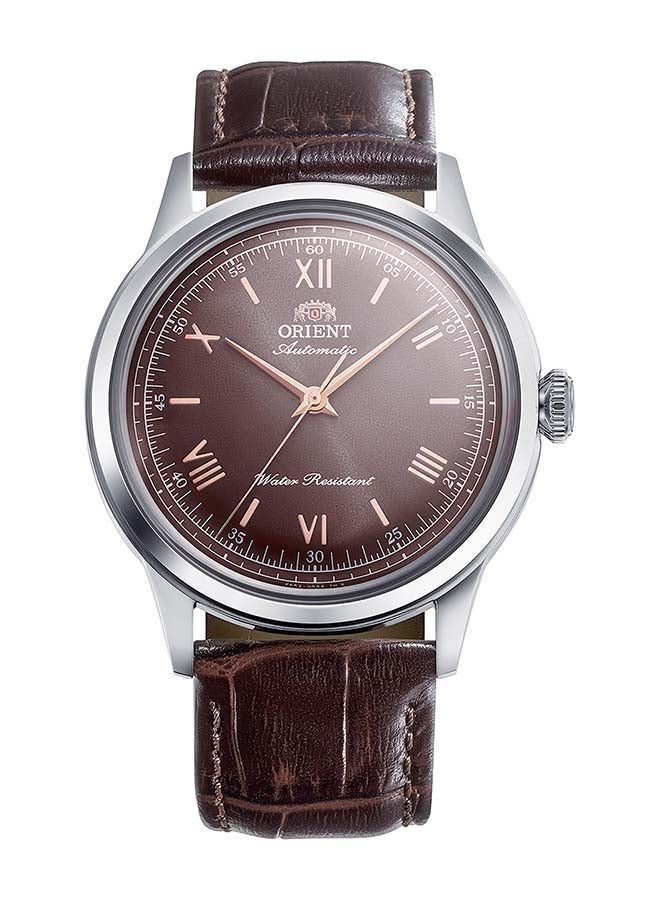 ORIENT Unisex ORIENT Classic BB00 Bambino 38 Roman RA-BB0004Y - Leather Unisex Mechanical 3 hands - Image 1