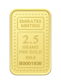 EMIRATES MINTING Emirates Minting 2.5 Grams Kaaba Gold Bar 999.9 Purity  - Image 1