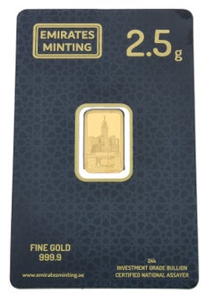 EMIRATES MINTING Emirates Minting 2.5 Grams Kaaba Gold Bar 999.9 Purity  - Image 3