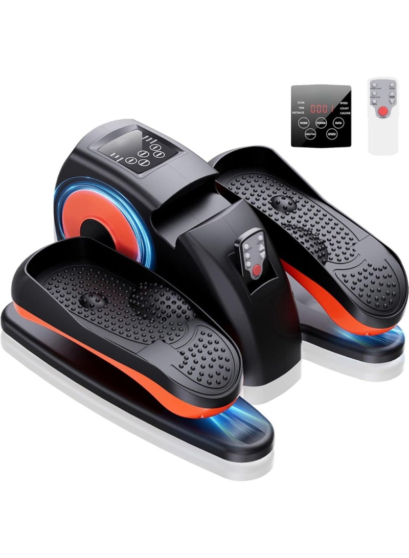 Gaayou Under Desk Elliptical Machine, Ellipse Leg Exerciser for Seniors with Remote Control, 12-Speeds, Seated Pedal Exerciser for Home Office - Image 1