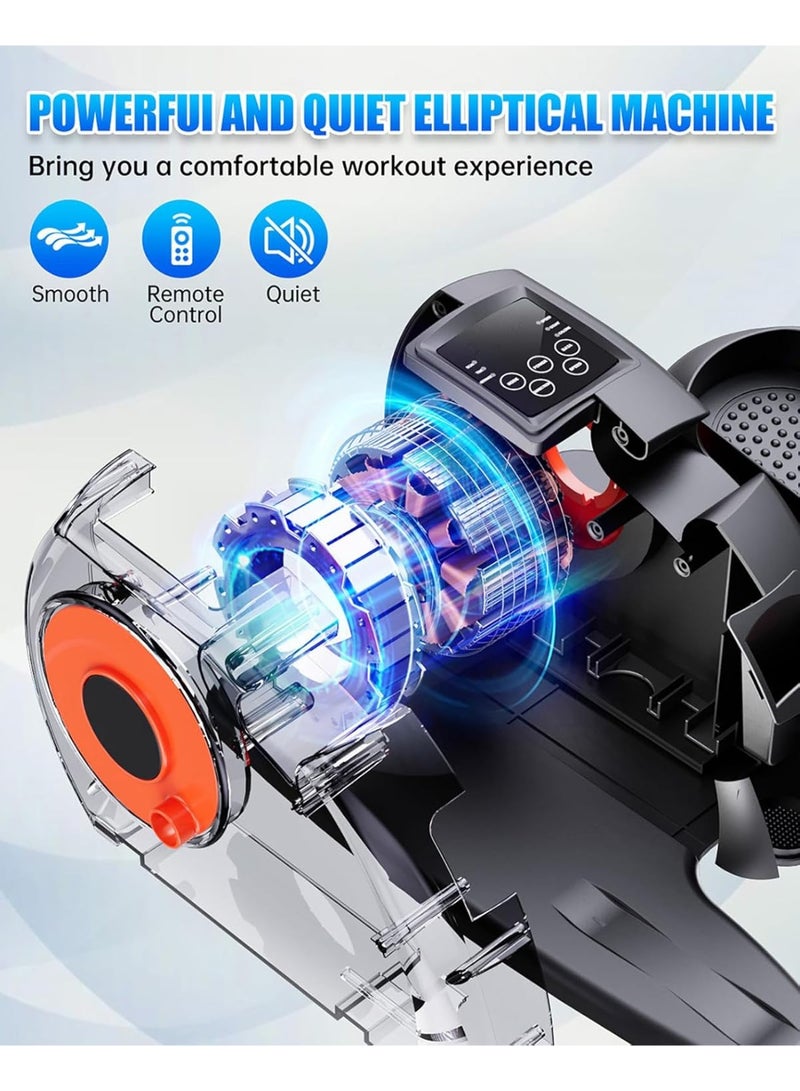 Gaayou Under Desk Elliptical Machine, Ellipse Leg Exerciser for Seniors with Remote Control, 12-Speeds, Seated Pedal Exerciser for Home Office - Image 5