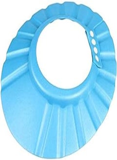 OR Adjustable Safe Shampoo Shower Bath Protect Soft Cap For Baby Blue 