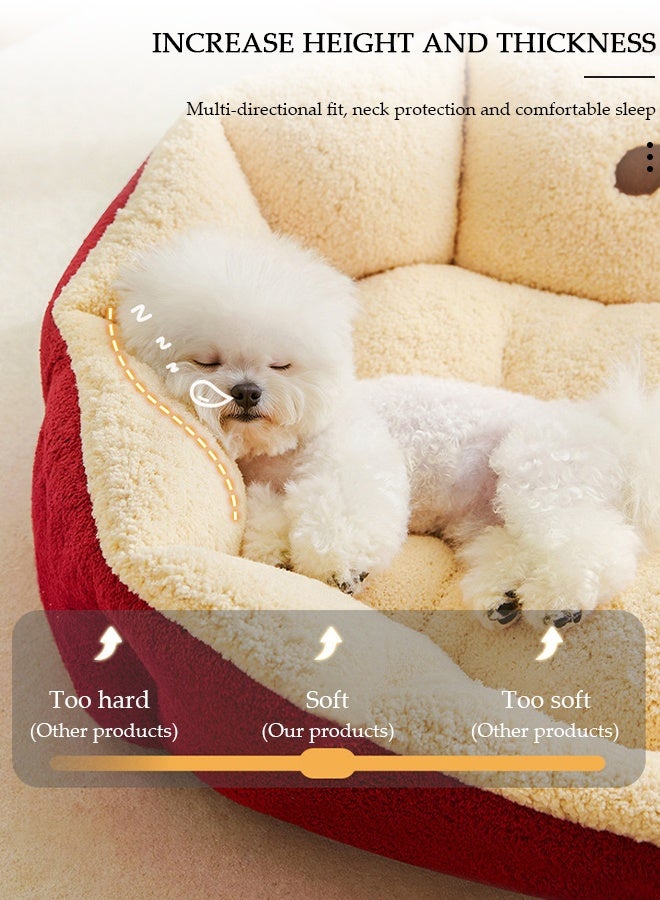 DUNISO Super Soft Dog Bed Mattress, Washable Pads Room, Dog Sofa Beds Pet Couch Bed, Soft Plush Sleeping Pet Bed for Small Medium Large Dogs Cats Puppy Nest, with Anti-Slip Waterproof Bottom - Image 5