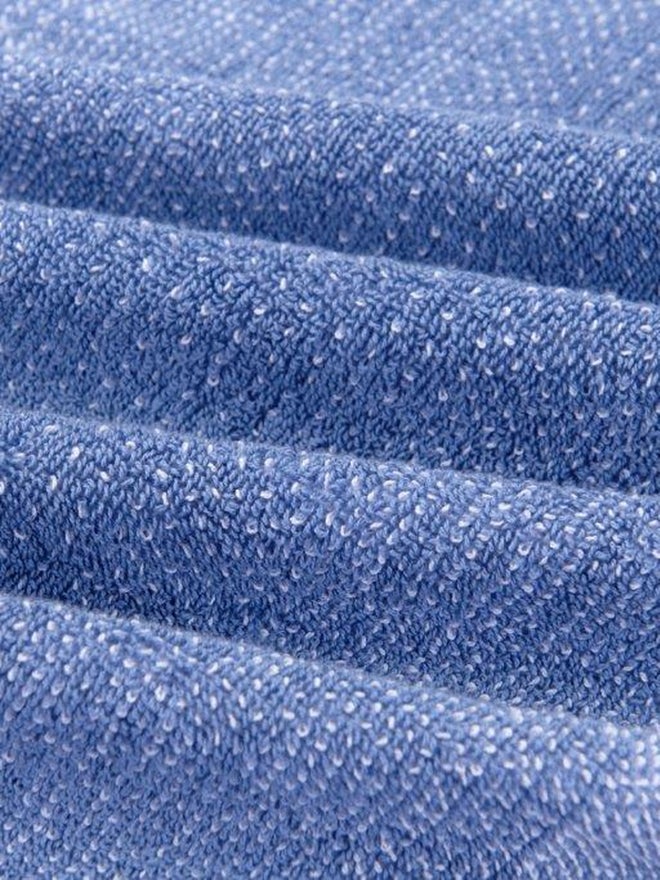 CANNON Striped Yarn Dyed Towel 70X140Cm 100% Cotton Blue Grey 600Gsm - Image 4