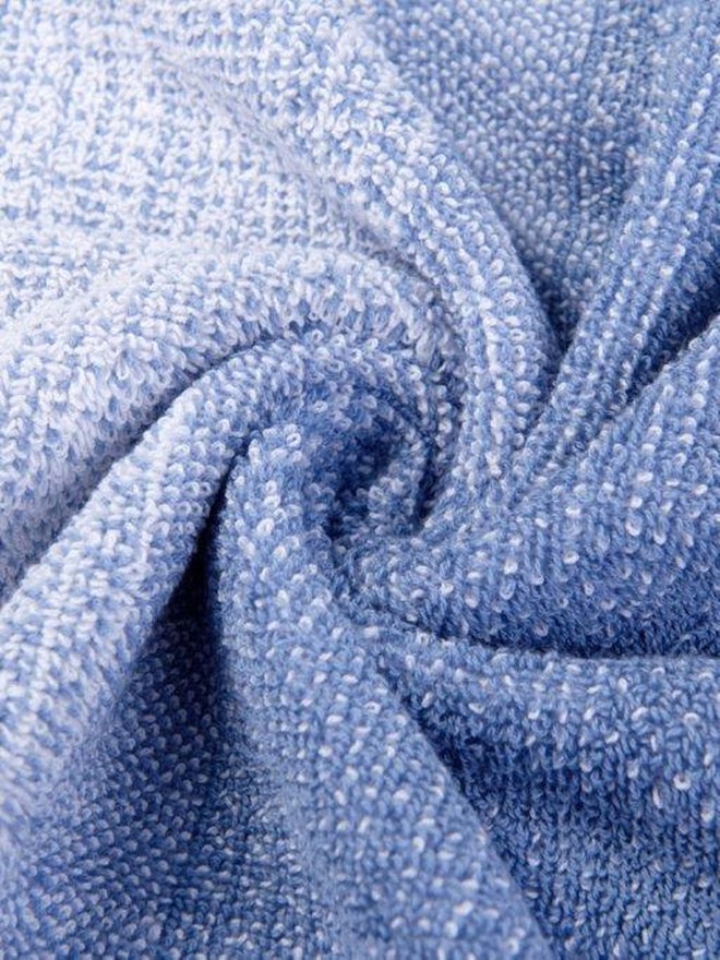 CANNON Striped Yarn Dyed Towel 70X140Cm 100% Cotton Blue Grey 600Gsm - Image 5