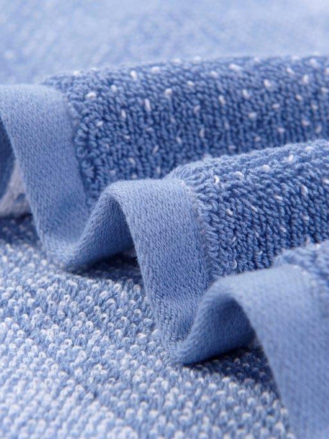CANNON Striped Yarn Dyed Towel 70X140Cm 100% Cotton Blue Grey 600Gsm - Image 3