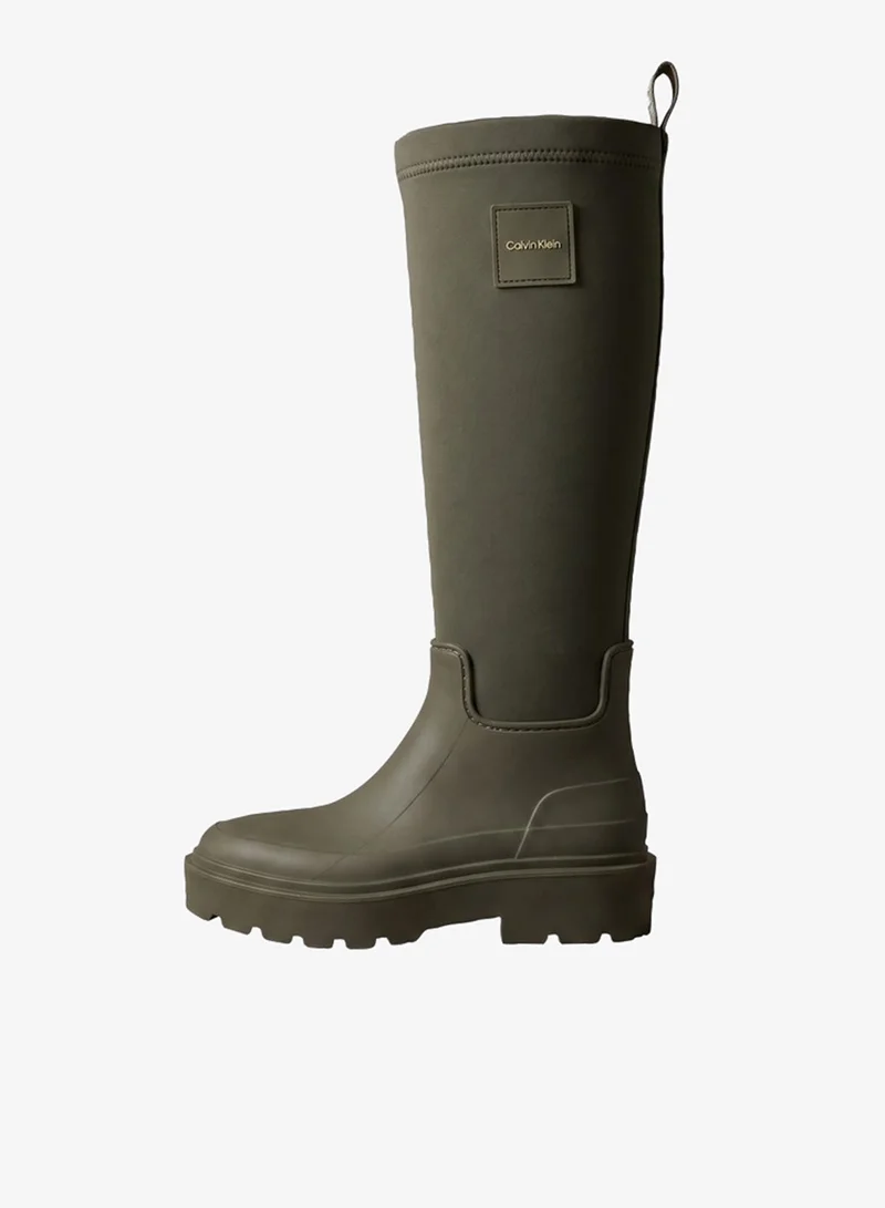 Calvin Klein Knee-High Flexible Lug Sole Rainboots