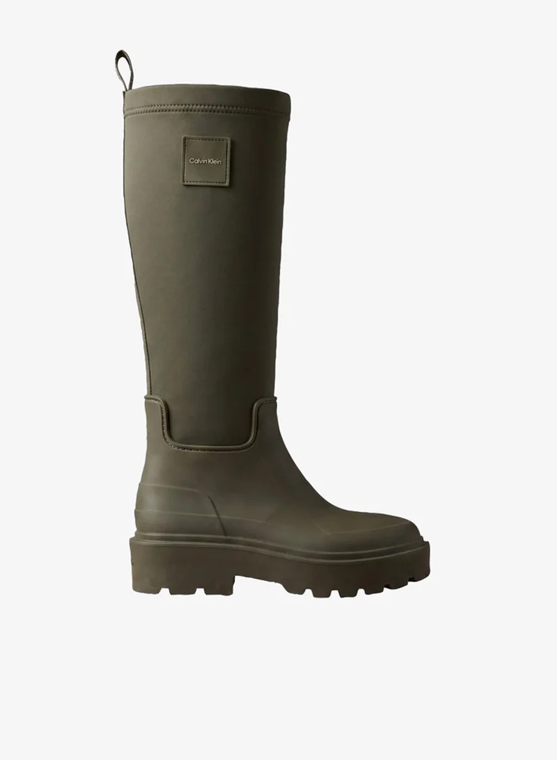 Calvin Klein Knee-High Flexible Lug Sole Rainboots