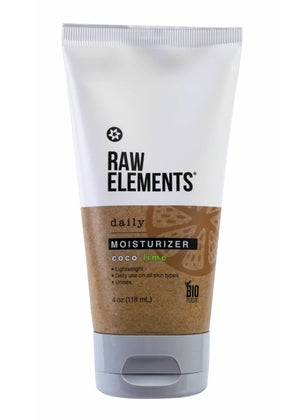 raw elements Raw Elements Daily Moisturizing Lotion Coco Lime  Organic Non Toxic Body Lotion Cocoa Butter Vitamin E ReefSafe Water Resistant BioResin Tube 40 oz 