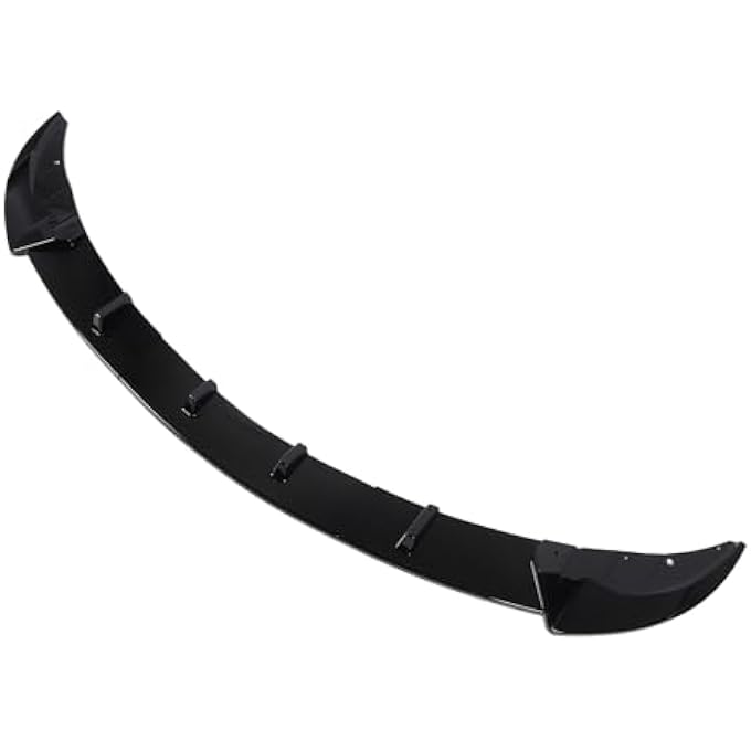 Cryfokt Front Bumper Lip Body Kit Sturdy Construction for 5 Series F10 F11 Standard Pre-facelift ABS Material (Glossy Black) - Image 3