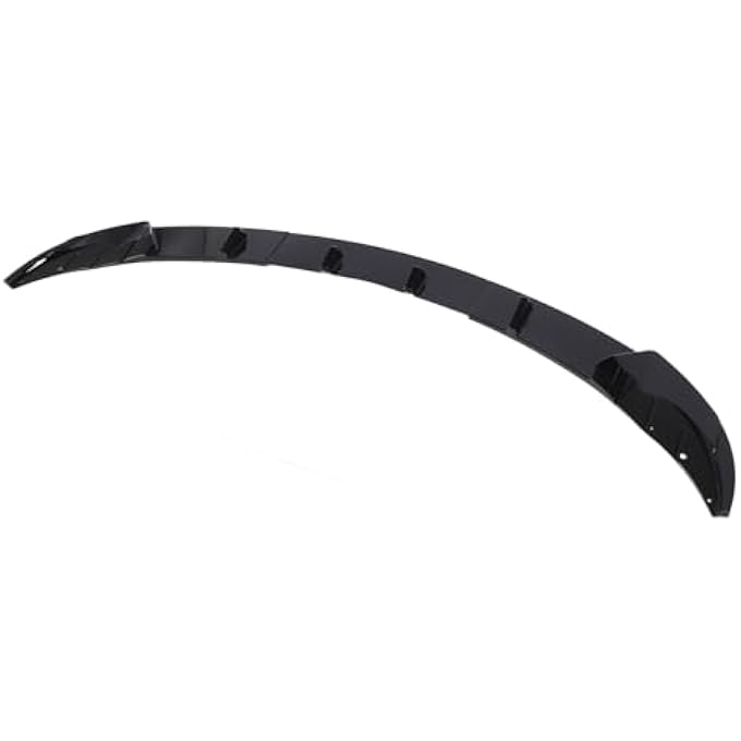 Cryfokt Front Bumper Lip Body Kit Sturdy Construction for 5 Series F10 F11 Standard Pre-facelift ABS Material (Glossy Black) - Image 1