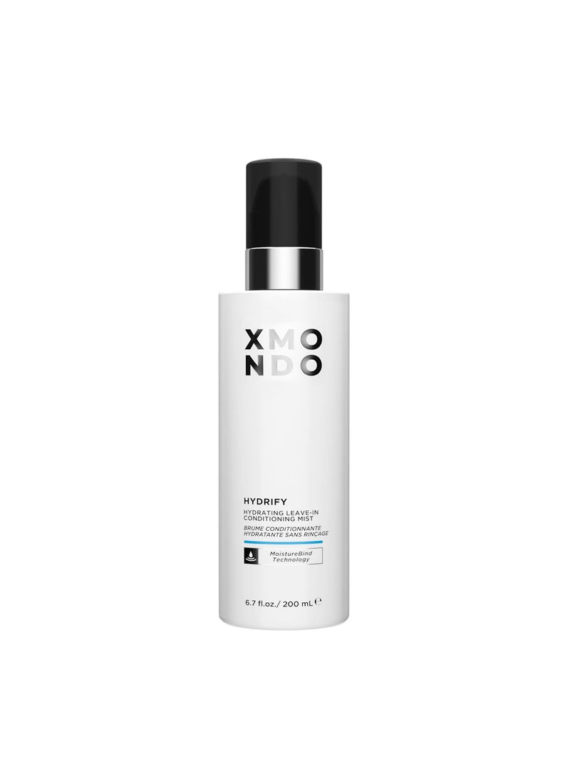 XMONDO XMONDO Hair Hydrify Hydrating Leavein Conditioning Mist  MoistureBind Technology Restores Hydration  Eliminates Frizz Plant Based Extracts Revitalize Damaged Hair Vegan Formula 67 Fl Oz 1Pack 
