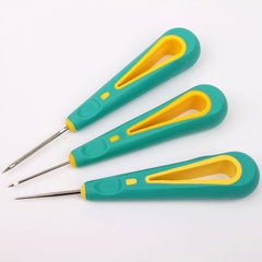 Generic Premium Rubber Grip Punch Needle Sewing Tool A set of three 