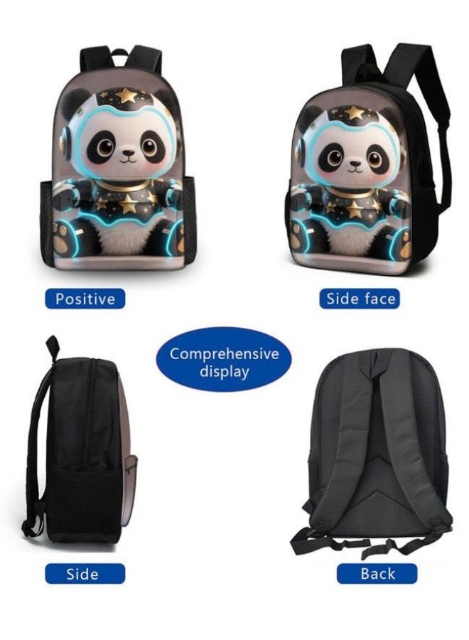 Bright Li Fire Unlock the new fashion of childish fun! Three-piece set of bags, cartoon elements for children and teenagers (students, children, friends' outings, mountain climbing, schooling, etc. can be used) - 115 - Image 3