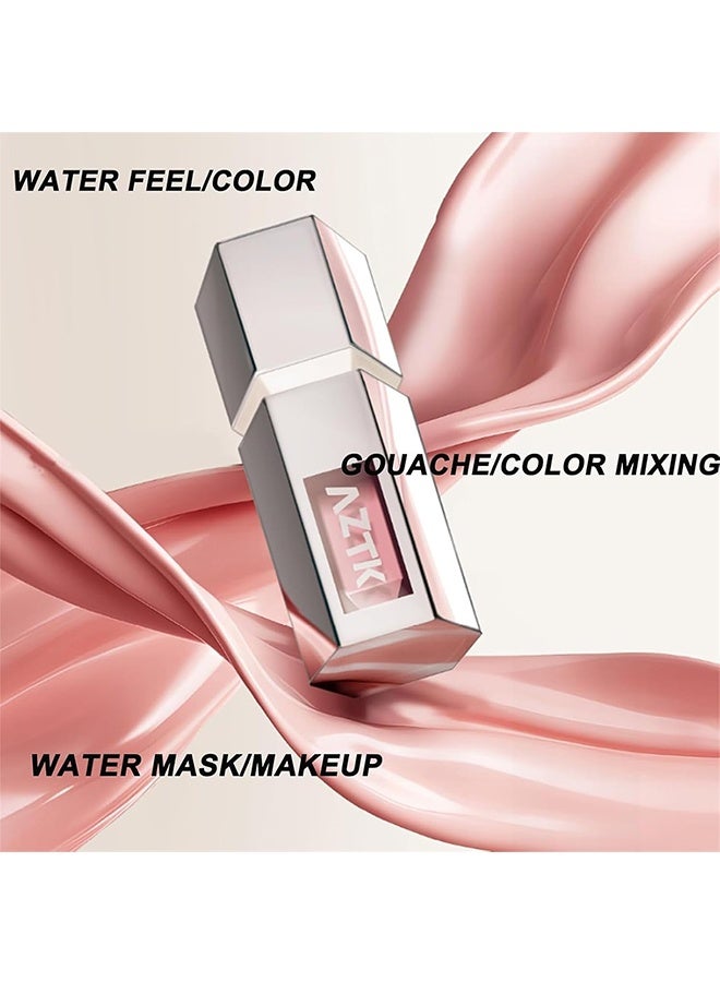 أيه زد تي كيه بلاش سائل أزتك الجديد، بلاش سائل أزتك جيلو كولور بقمة متطايرة، لotion بلاش أزتك، بلاش كريم ناعم، طويل الأمد، مقاوم للبقع، مقاوم للعرق، لإضفاء مظهر مستحضرات تجميل راقٍ (JC06) - Image 4