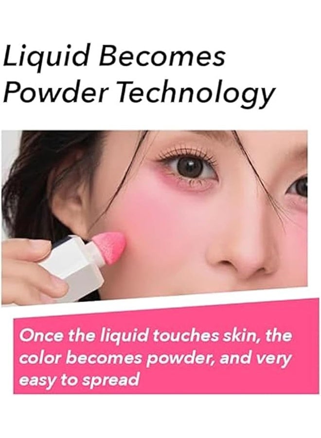 أيه زد تي كيه بلاش سائل أزتك الجديد، بلاش سائل أزتك جيلو كولور بقمة متطايرة، لotion بلاش أزتك، بلاش كريم ناعم، طويل الأمد، مقاوم للبقع، مقاوم للعرق، لإضفاء مظهر مستحضرات تجميل راقٍ (JC06) - Image 3