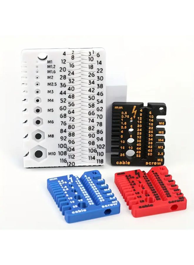 Red Black Portable Multifunctional Thickness Gauge Industrial Measuring Tool - Image 4