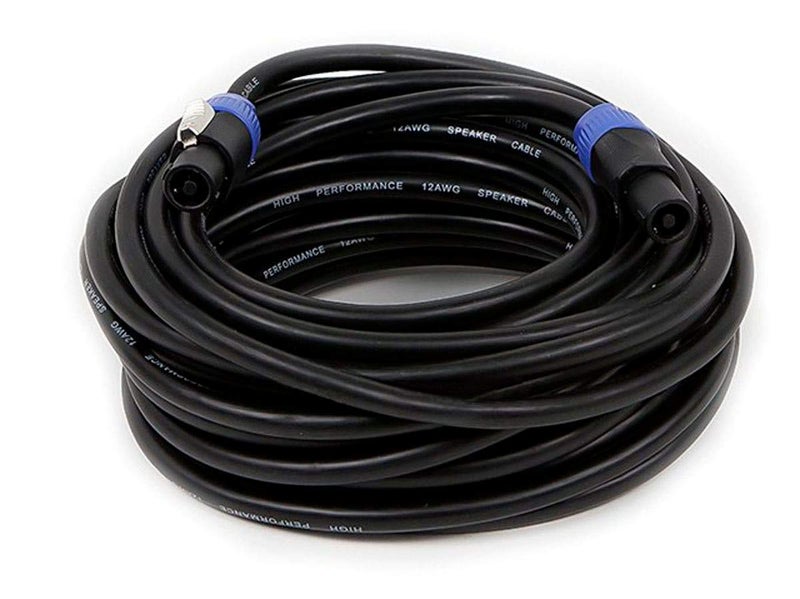 Monoprice 10ft 12AWG 2-conductor Speakon Type NL4FC Female to Speakon Type NL4FC Female Cable - Image 3