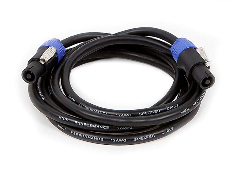 Monoprice 10ft 12AWG 2-conductor Speakon Type NL4FC Female to Speakon Type NL4FC Female Cable - Image 1