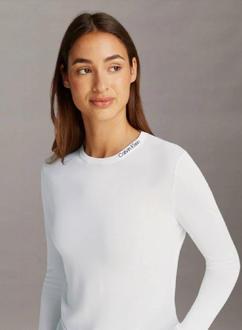 كالفن كلاين جينز سترة من الفسكوز الناعم - Image 3