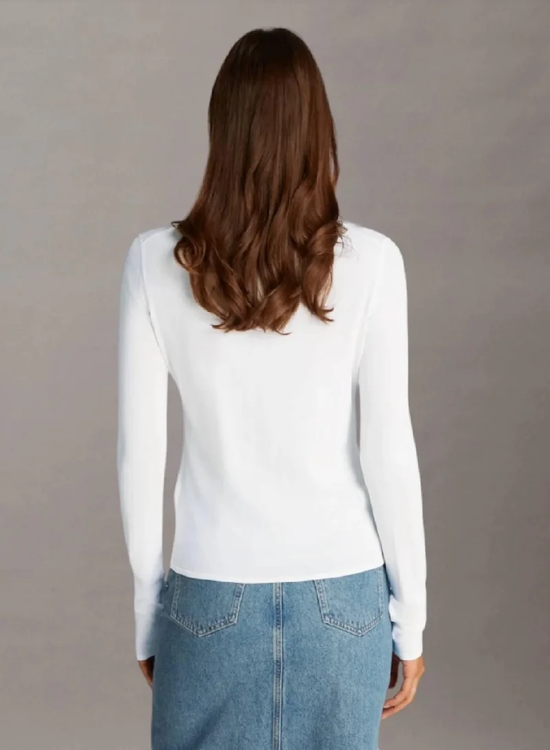 كالفن كلاين جينز سترة من الفسكوز الناعم