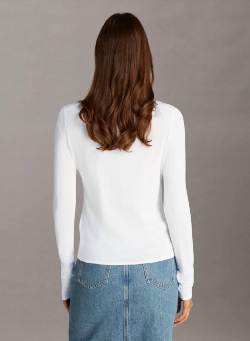 كالفن كلاين جينز سترة من الفسكوز الناعم - Image 2