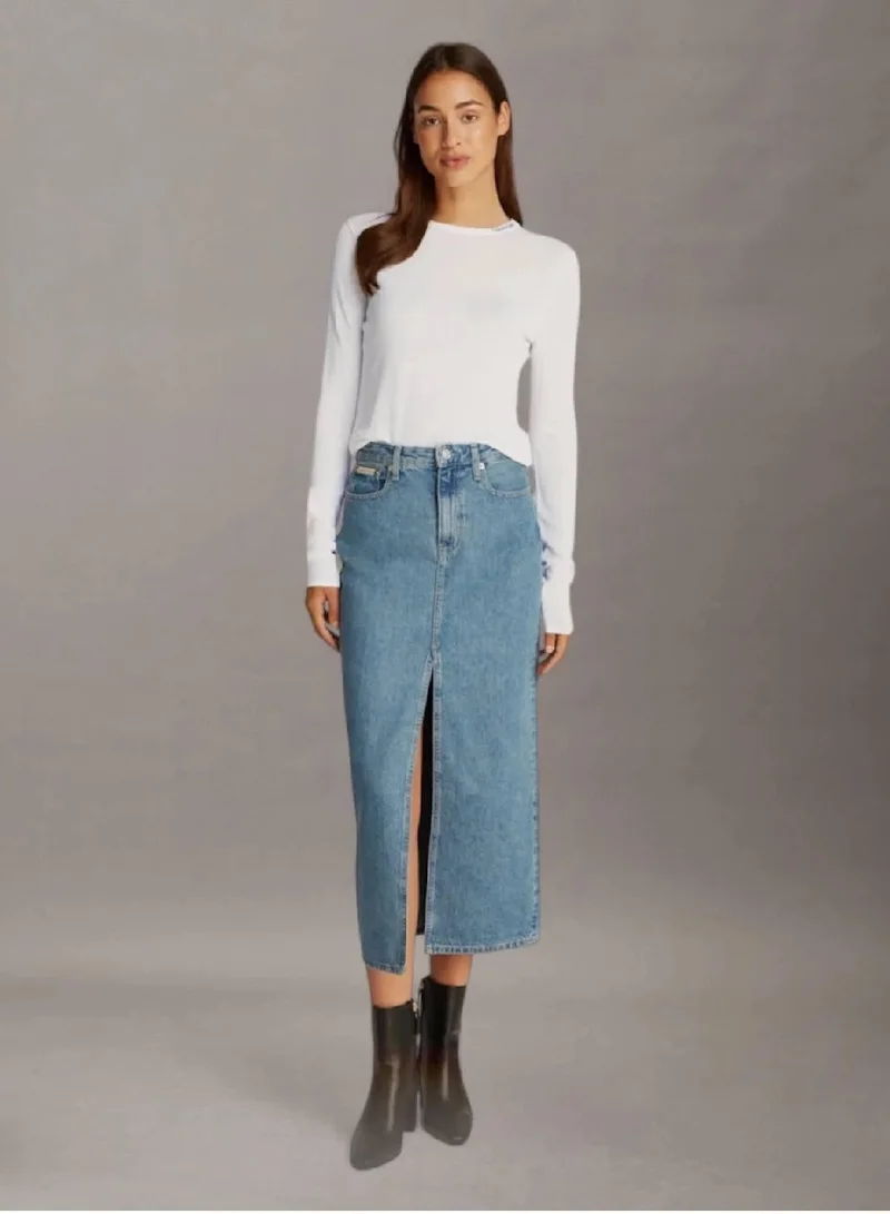 Calvin Klein Jeans  Smooth Viscose Sweater for Women | Best Price UAE