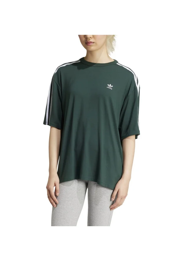 Adidas adidas 3 STRIPE TEE OS Green Originals Women T-SHIRTS