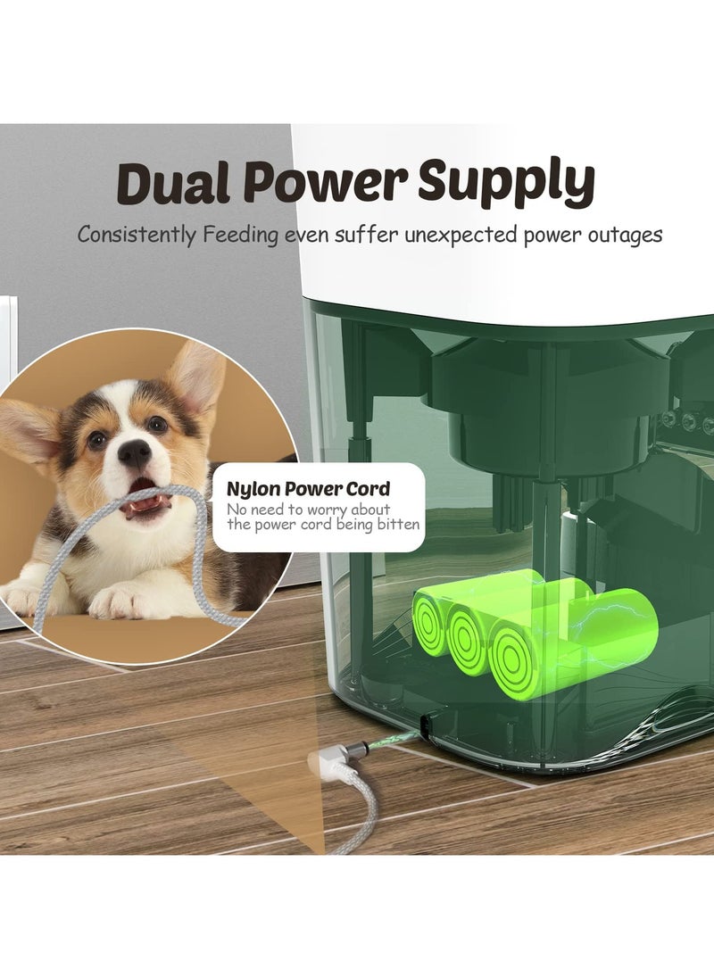 Generic - Pet  Feeder, Smart Pet Food Dispenser with App Control Portion Control&Timer Setting, Auto Dog Feeder 1-10 Meals, Voice Record, Small & Medium Pets, BPA-Free, 2.4G Wi-Fi ONLY, 3L/13cup - Image 1