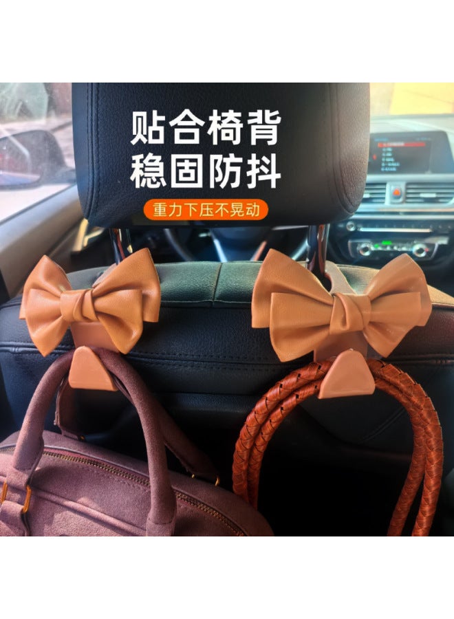 Car interior multifunctional rear hook creative interior female hook car hook car invisible seat back storage - Image 4