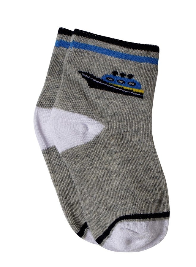 BODYCARE Boys Ankle Length Socks Red - Image 5