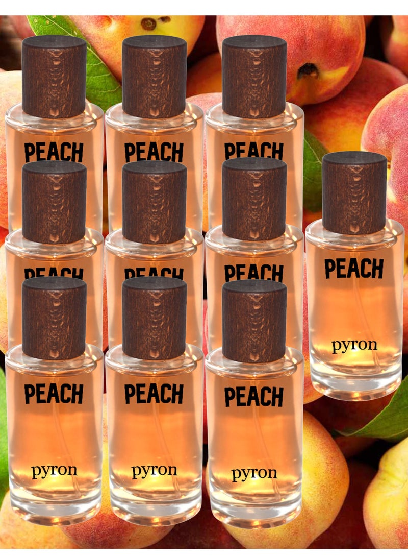 PYRON 10 Pieces Peach Perfume 50 ml EDP - Image 1