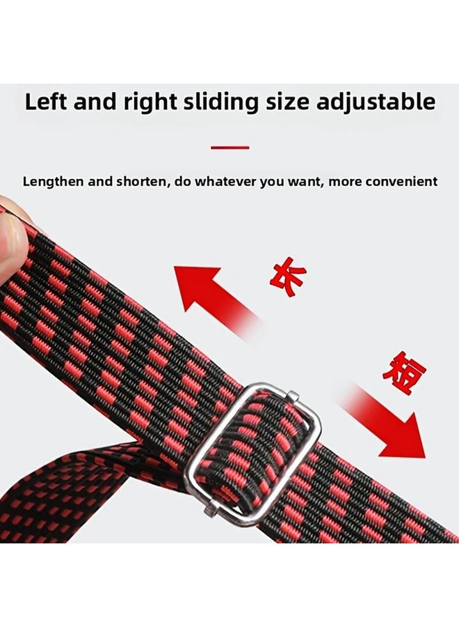 TOSUOD Blue and Black Elastic Rope Strap 78 Inches Adjustable Length High Elasticity for Motorcycle Outdoor Camping - Image 4