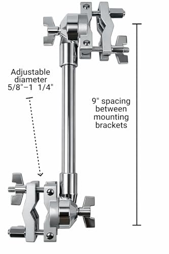 AIAS Rotating Multi Clamp 360 Adjustable Drum Hardware Mount for Cymbal Arms Drum Modules Electronic Pads Percussion Accessories - Image 3
