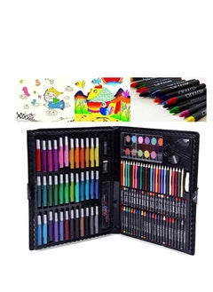 Generic Innovative Deluxe Art Supplies Set for Kids, Drawing, Coloring, Watercolor, Pastel Pencils for Beginners and Kids Suitable for Birthday Gift, 150 Pieces (Black)  - Image 2