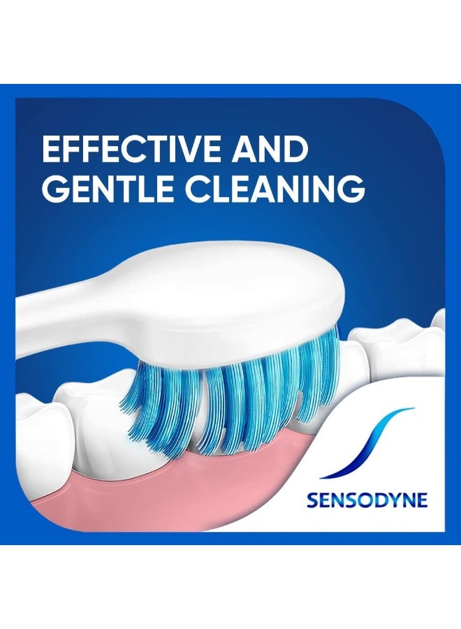 Sensodyne T/Brush Sensitive Soft Toothbrush, Pack of 3 – Gentle on Sensitive Teeth, Soft Bristles, Ergonomic Handle - Image 3