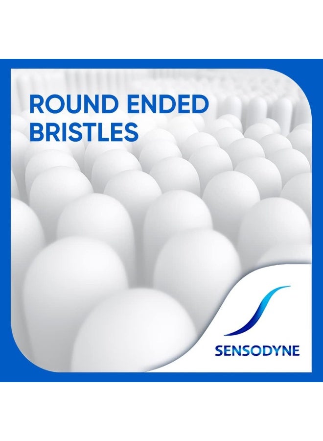 Sensodyne T/Brush Sensitive Soft Toothbrush, Pack of 3 – Gentle on Sensitive Teeth, Soft Bristles, Ergonomic Handle - Image 2