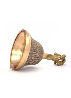 Uv Creation Brass 5 Inch Tibetan Buddhist Bell For Meditation Brass Items By Uv Creation  - Image 3