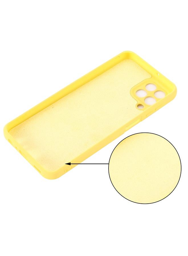 اس-توب جراب لهاتف Samsung Galaxy M33 5G مصنوع من السيليكون السائل المقاوم للصدمات بلون نقي - Image 4