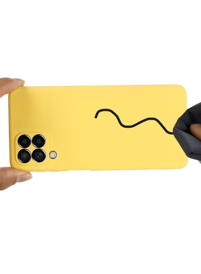 اس-توب جراب لهاتف Samsung Galaxy M33 5G مصنوع من السيليكون السائل المقاوم للصدمات بلون نقي - Image 5